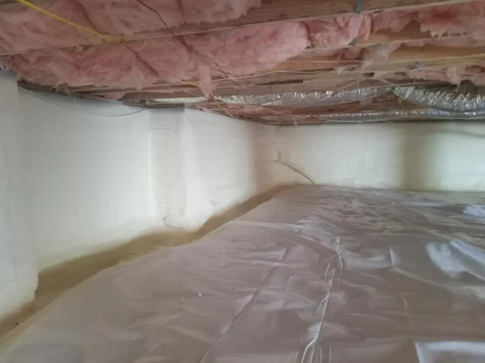 Crawl space encapsulation with closed-cell spray foam for Spray Foam Roofing Repair in Aspen